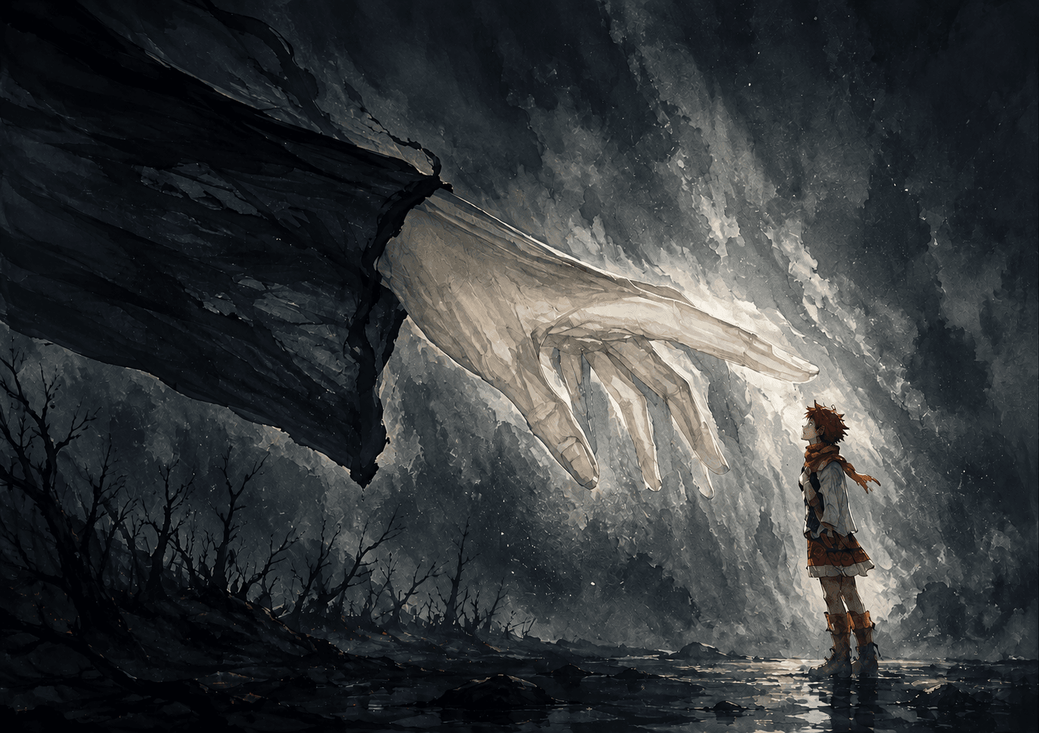 The Shadow Reaching Out